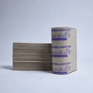 Toalla Interdoblada Sanilux Natural 100 hojas